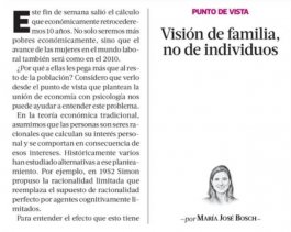 Visión de familia, no individuos