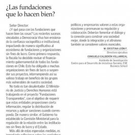 ¿Y qué pasa con las fundaciones que hacen bien las cosas?: lineamientos para sobrevivir y cuidar en tiempos adversos